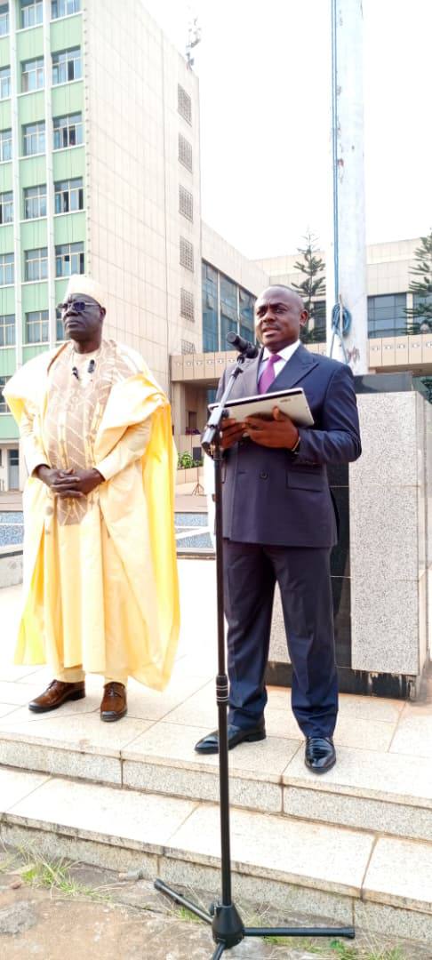 Flag-Raising Ceremony and Civic Minute on the Forum Theme and Challenges